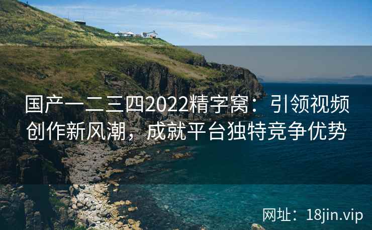 国产一二三四2022精字窝：引领视频创作新风潮，成就平台独特竞争优势  第2张